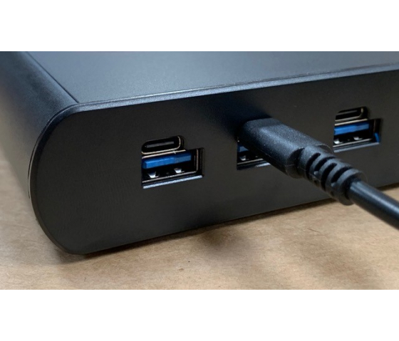 5 port Dual Charge USB-A/USB-C 150W oplaadhub - zwart