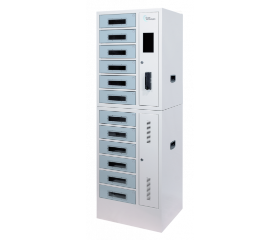 Fächerschrank mit ladefunktion SC-Locker-12 mit 12 Fächern - RFID-Schloss